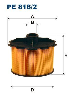 YAKIT FİLTRESİ PARTNER-P206-P306 BERLINGO-JUMPY- XSARA-SCUDO-COROLLA (00-02) 1.9D (98-) (DW8) - FILTRON - OEM 1906.48