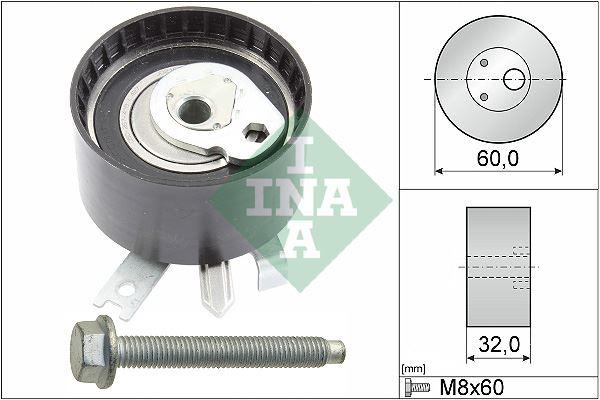 EKSANTRİK GERGİ RULMANI KANGOO-CLIO II-MEGANE II-LAGUNA III-FLUENCE-MODUS 1.5 DCI (K9K 796) (T43014) - INA - OEM 8200102941