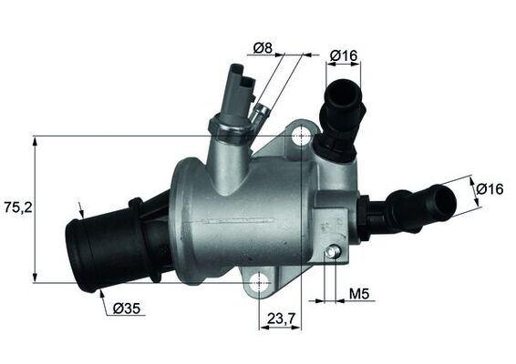 TERMOSTAT VECTRA-CROMA 1.9 CDTI -15 - VALEO - OEM 55202510