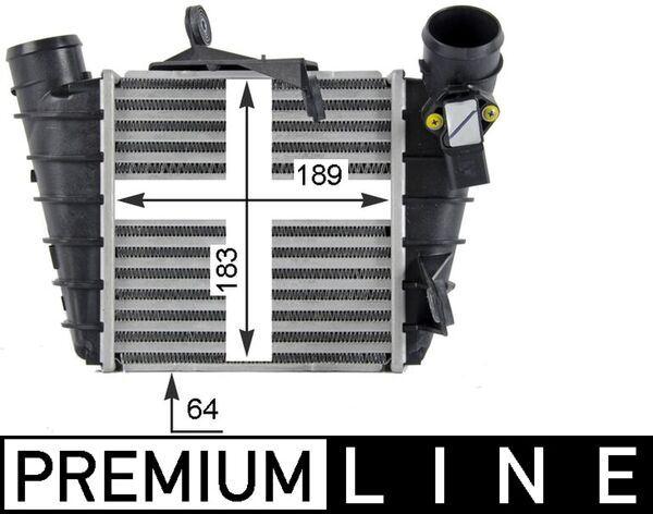 Ladeluftkühler VW POLO SEAT IBIZA — MAHLE CI298000P - MAHLE