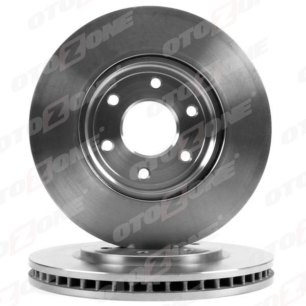 ÖN FREN DİSKİ (HAVA KANALLI) NISSAN NAVARA 2,5L YD25DDTi Dci D40 4x2 4x4 04-> / PATHFINDER 2,5L YD25DDTi DCi R51 4x4 05-> 16 inç jant için (296 çap x 6 bijon) - Adet disk fiyatıdır - OTOZONE - OEM 40206EB300
