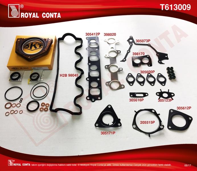 MOTOR TAKIM CONTA (SKT.KEÇELİ+SKC`SİZ) DOBLO-PUNTO 1.9JTD(182.B9.00/188.A2.00)(4081111 MOT.İTİBAREN - ROYAL
