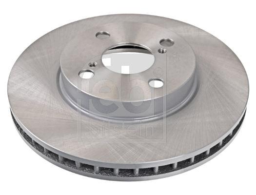 ÖN FREN DİSKİ (HAVA KANALLI) TOYOTA COROLLA 1,4L 4ZZ-FE ZZE120 VVTi 02-06 / 1,6L 3ZZ-FE ZZE121 VVTi 02-06 (255 çap X 4 bijon) - Adet disk fiyatıdır - FEBI - OEM 4351202070