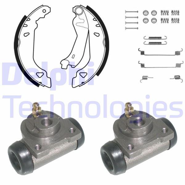 FREN PABUÇ KİTİ ARKA FIAT TEMPRA. TİPO / LANCIA DEDRA 01/88>02/93 - DELPHI