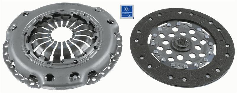DEBRİYAJ SETİ (BASKI+DİSK) VECTRA C-ASTRA G-SIGNUM-ZAFIRA.20DTI 16V-2.2 (Y20DTH-Z22YH-MEK-F23/5) - SACHS - OEM 1606210