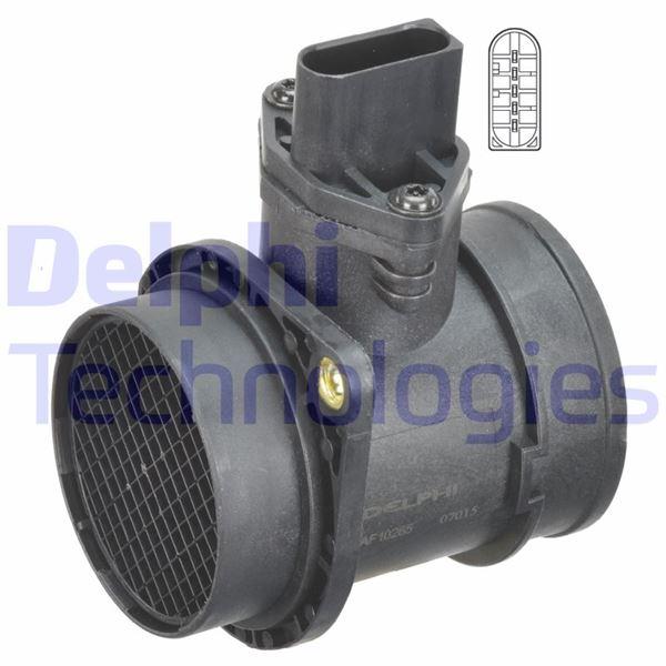 DEBİMETRE SENSÖRÜ KOMPLE AUDI A3 1.8 T. TT 1.8 T; VW GOLF 2.0 12/96>06/02 - DELPHI