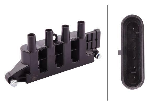 ATEŞLEME BOBİNİ FIAT 500 09> DOBLO 05> GRANDE PUNTO 07> LİNEA 07> PALIO 05> 1.4 - HELLA - OEM 55200112
