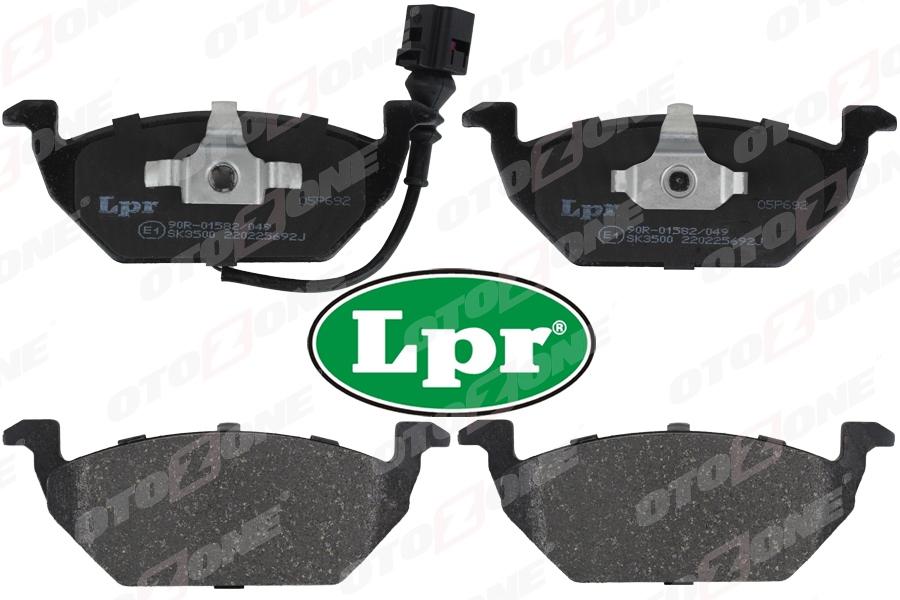 ÖN BALATA FİŞLİ KÜÇÜK GOLF4-GOLF5-JETTA-BORA-POLO-A3-LEON 97=> - OTOZONE - OEM 1J0698151G