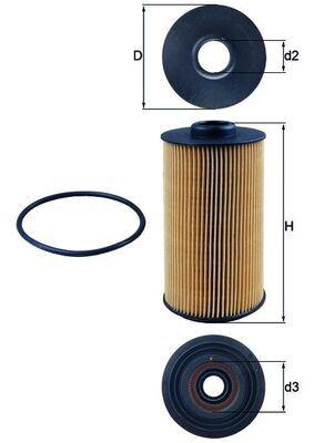 YAG FILTRESI BMW M62 E34 E38 E39 E53 . LAND ROVER RANGE ROVER III M62B44 L322 - MAHLE - OEM 11427510717