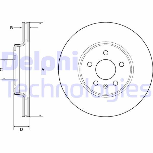 ÖN FREN AYNASI HAVALI A4 2.0 TDI 06=> A4 1.8 TFSI-1.8 TFSI(BG4079C) BG4079C - DELPHI - OEM 8K0615301