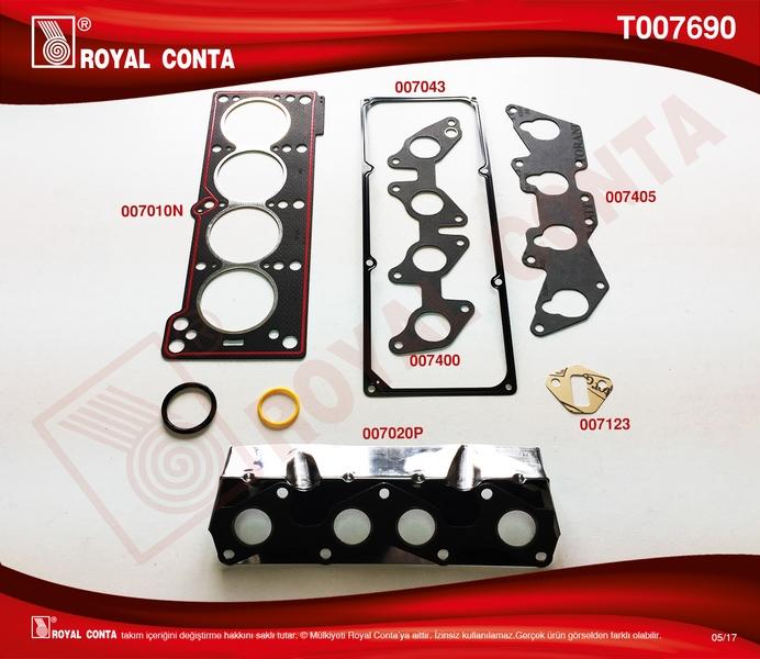 ÜST TAKIM CONTA KEÇESİZ R9 BROADWAY RNI-R19-CLIOE6J-E7J 1.4 - ROYAL