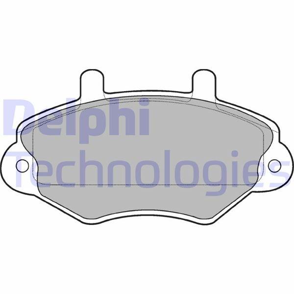 FREN BALATASI ÖN FORD TRANSİT 92> T15-M15 — DELPHI LP767 - DELPHI - OEM 92VB