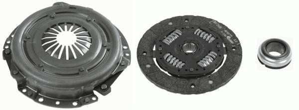 DEBRİYAJ SETİ P207-P307-P1007-C2-C3 1.1-1.4 (TU1A.TU1JP-TU3JP) - SACHS - OEM 2050.J2