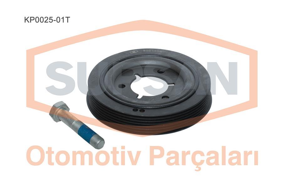 KRANK KASNAĞI (CİVATALI) PEUGEOT P206-P207-P301-P307-PARTNER-BIPPER CITROEN BERLINGO-NEMO-C2-C3-C4- XSARA 1.4 1.6 I 16V 08> - SUPSAN - OEM 0515.R8