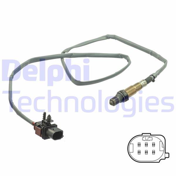 OKSİJEN SENSÖRÜ A3-LEON-OCTAVİA-GOLF 04-2012> - DELPHI - OEM 03L906262R