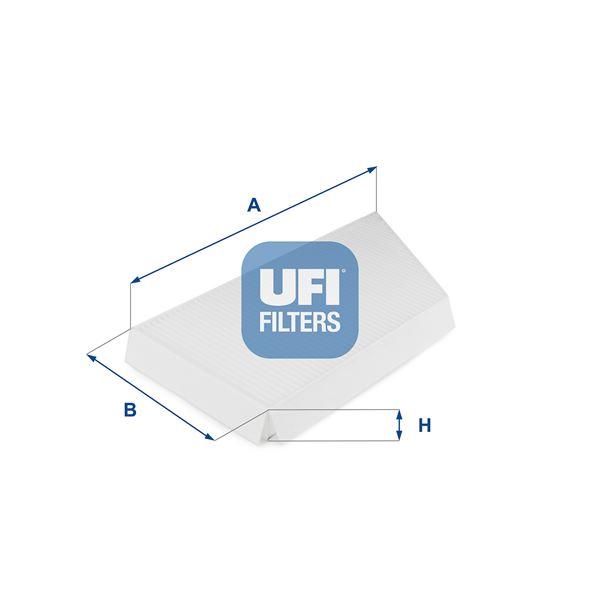 POLEN FİLTRESİ P206 (98-) 1.1i-1.4i-1.4HDI-1.6i-1.6 16V-1.9D - UFI - OEM 6447.AZ
