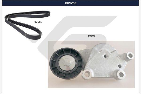 ALTERNATÖR GERGİ KİTİ (6PK975) P207-P308-P3008-P5008-PARTNER-BERLINGO-C3-C4-C5-DS3-DS4 1.4-1.6 HDI - HUTCHINSON - OEM 16112778