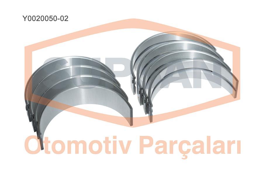 YATAK ANA FİAT TRAKTÖR 480 3 SİLİNDİR — SUPSAN Y0020050-02 - SUPSAN - OEM 1901803