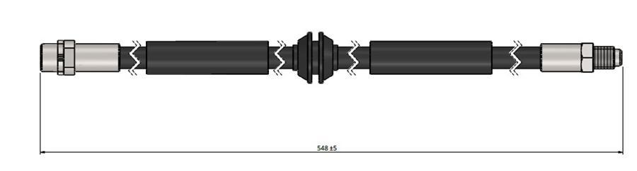 FREN HORTUMU ön COOPER. S. SD. D. ROADSTER. CLUBMAN. COUPE 06-.. - CAVO - OEM 34306788442