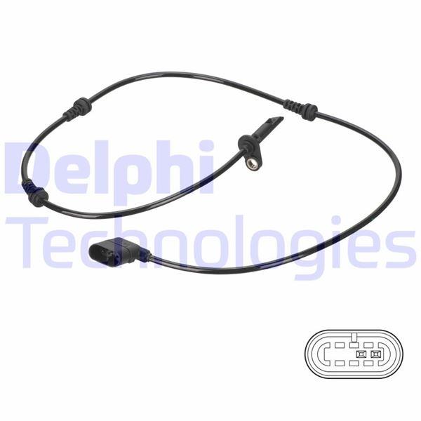 ABS SENSORU ON SOL MERCEDES C-CLASS W205 S205 C205 A205 - DELPHI - OEM A2059058103