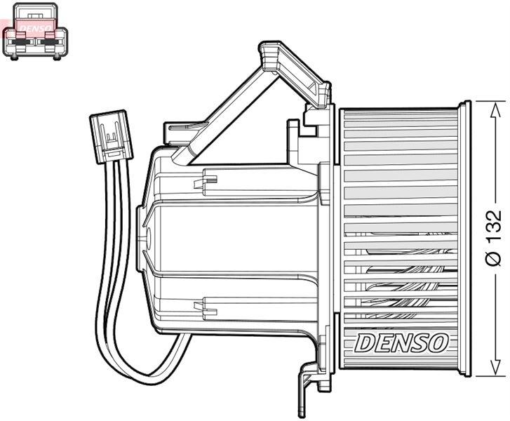 CABİN BLOWER AUDI A4 (8K. B8) (07-15) - DENSO - OEM 8T1820021