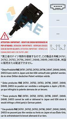 FREN MÜŞÜRÜ POLO-IBIZA-CORDOBA-FABIA 01>PASSAT-CADDY 3 - FAE - OEM 6Q0945511