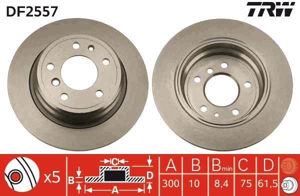 FREN DISKI ARKA BMW E34 - TRW - OEM 34216756537