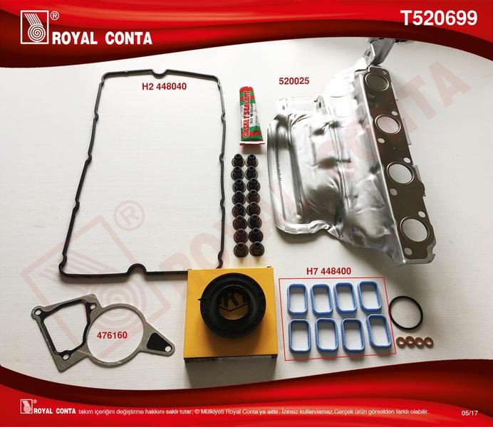 TAM TAKIM CONTA (REINZ KECELI SUBAP LASTIKLI SKCSIZ) FORD TRANSIT (V347) 22 TDCI 07- - ROYALCONTA - OEM 6C116008AA