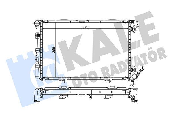 MOTOR SU RADYATORU MERCEDES W201 85>93 KLIMALI / OTOMATIK SANZIMAN - KALE - OEM A2015004103