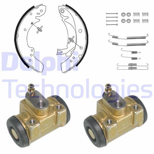 FREN PABUÇ KİTİ ARKA CITROEN JUMPER. RELAY / FIAT DUCATO / PEUGEOT BOXER 02/94> - DELPHI