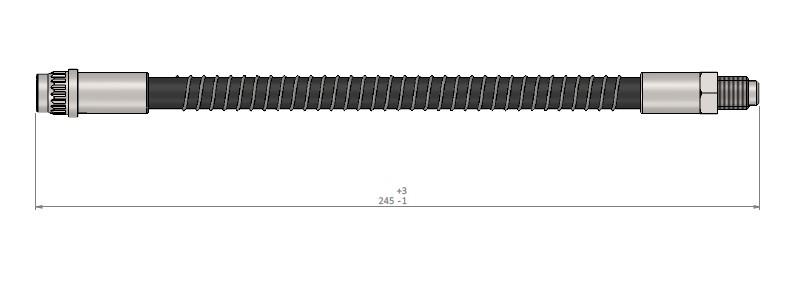 FREN HORTUMU arka TRAFFIC II (JL). TRAFFIC II (FL). TRAFFIC II (EL). TRAFFIC III 02-.. - CAVO - OEM 91167776