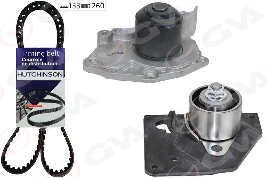 DEVİRDAİMLİ EKSANTRİK GERGİ KİTİ (133x260) RENAULT MEGANE II 02> SCENIC II 03> LAGUNA II 05> NISSAN PRIMERA 03> SUZUKI GRAND VITARA II 05> 1.9dCi F9Q - GVA - OEM 7701474443