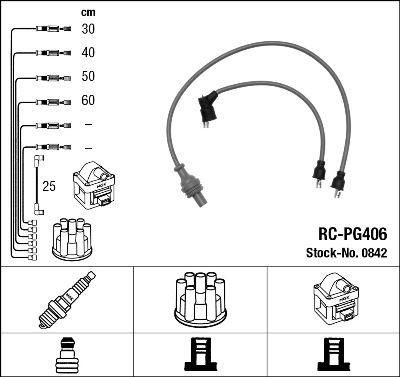 RC-PG406 ATEŞLEME KABLOSU - NGK