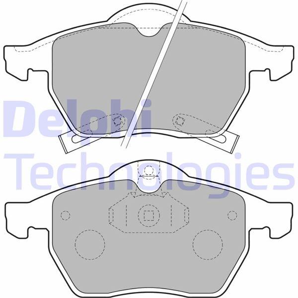 ÖN FREN BALATASI ASTRA H 04> MERIVA A-B 03> ZAFIRA 05> CORSA C-D 03> COMBO C-D 04> - DELPHI - OEM 95514416
