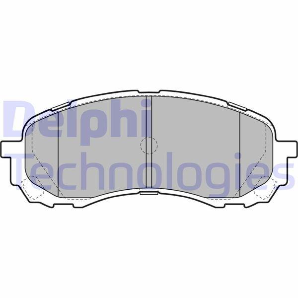 ÖN FREN BALATA SUBARU IMPREZA 1,5L 1,6L EL15 EJ16 GD GE 01-> - DELPHI - OEM 26296AE190