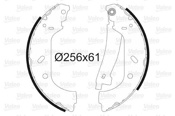 FREN BALATASI PABUCLU JUMPY EVASION - VALEO - OEM 4241H7