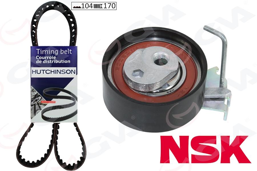 EKSANTRİK GERGİ KİTİ (104x170) 206-207-306-307-BIPPER-PARTNER-BERLINGO-C2-NEMO-FIORINO 1.4 K015575XS - GVA - OEM 9400831869