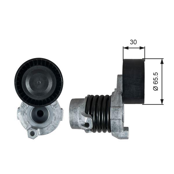 ALTERNATOR GERGI RULMANI CLIO IV CAPTUR KADJAR MEGANE III DU - GATES - OEM 117506193R