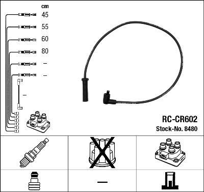 RC-CR602 ATEŞLEME KABLOSU - NGK