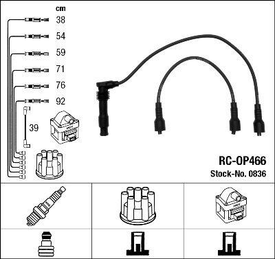 RC-OP466 ATEŞLEME KABLOSU - NGK