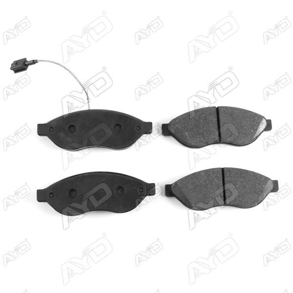 ÖN BALATA DUCATO 3-4-BOXER 3-4-JUMPER 3-4 06>11> 16Q-20Q- KARSAN JEST(TEK FİŞLİ) - AYD - OEM 1612433980