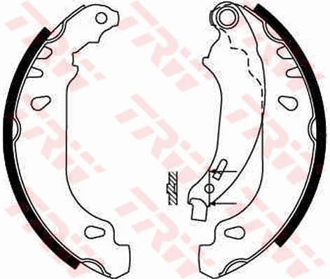 BALATA KAMPANA ARKA CLIO SYMBOL LOGAN - TRW - OEM 7701205758