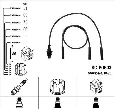 RC-PG603 ATEŞLEME KABLOSU - NGK
