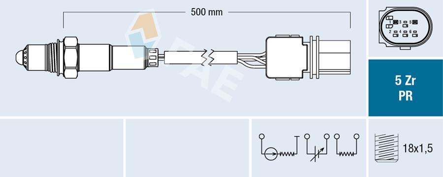 OKSİJEN SENSÖRÜ ÖN ASTRA J-CORSA D-MERIVA B 1.3 CDTI A13DTE-DTC INSIGNIA A-ZAFIRA C 2.0 CDTI Z/A20DTH-DTE-DTJ VIVARO-MOVANO 2.0-2.5 BMW 1-2-3-4-5-6-7-X3-X4-X5-X6 - FAE - OEM 55599154