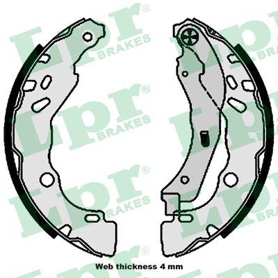 PABUCLU BALATA (203X38MM) LOGAN 1.4.1.6 04- - LPR - OEM 1606631180