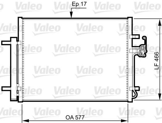 KLIMA RADYATORU MONDEO IV S MAX 07 >2.0 TDCI GALAXY 2.0TDCI 07>14 VOLVO S60 S80 II V60 V70 III XC70 II 2.5 / 3.2 224DT 204PT DISCOVERY SPORT L550 14> FREELANDER 2 L359 06>14 R.R EVOQUE L538 11>19 - VALEO - OEM 3M5Q6M090AC