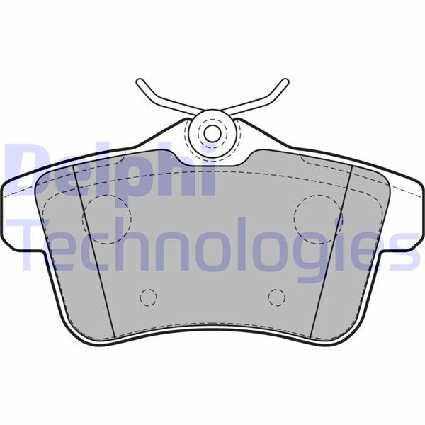ARKA FREN BALATASI PEUGEOT P3008 09>16 P5008 09>17 P508 10>18 P308 GTI-RZC 10>14 CITROEN C4 09>16 DS4-DS5 11>15 - DELPHI - OEM 1608681680
