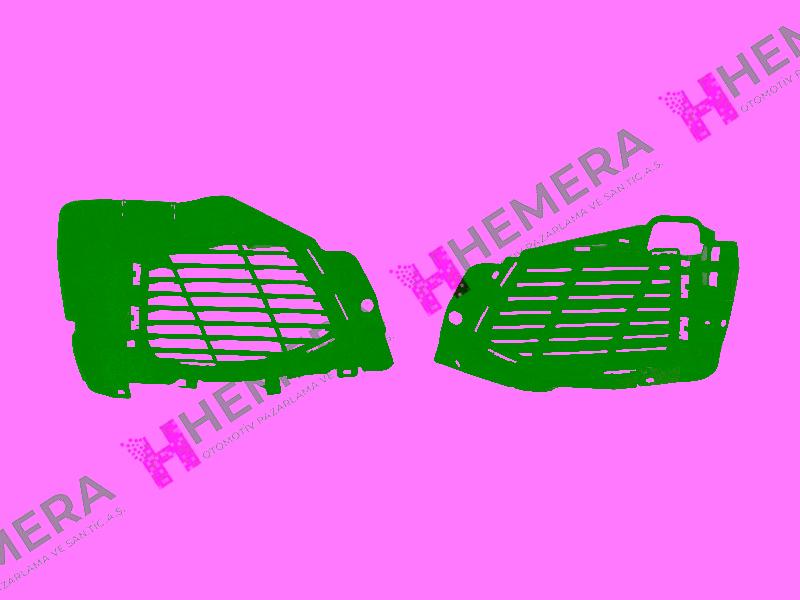 SİS FAR IZGARASI SET PEUGEOT 3008 2017> - PULO - OEM 1617975680