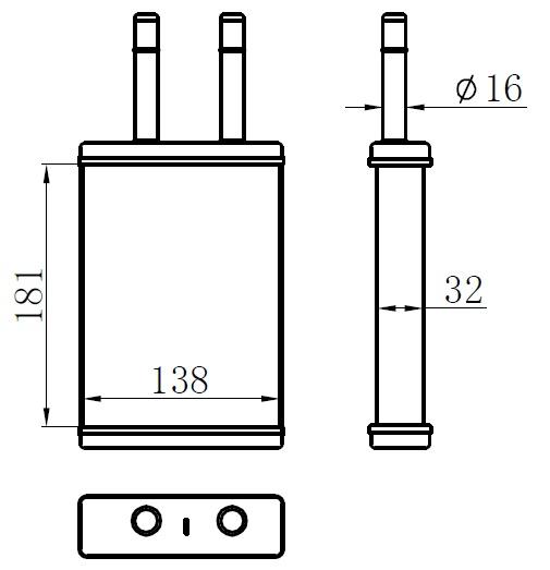 KALORİFER BRAZİNG HEATER A/M(180X145X32)RİO - ORIS