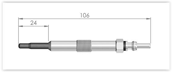 KIZDIRMA BUJİSİ LAND ROVER DISCOVERY II-DEFENDER 2.5 TD5 4WD - ET1GERMANY - OEM ERR6066